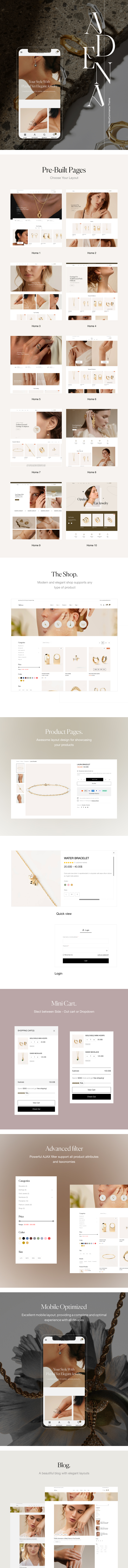 Adena – Jewelry Store WooCommerce WordPress Theme - 1