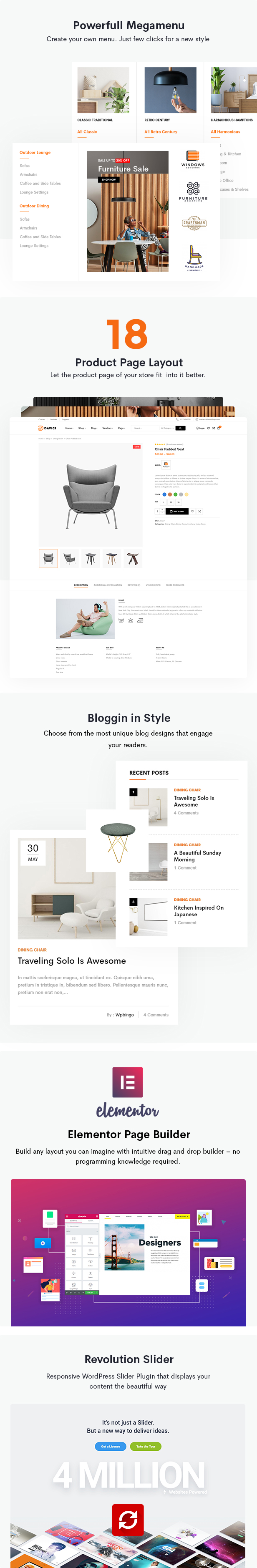 Davici – Furniture WooCommerce Wordpress Theme