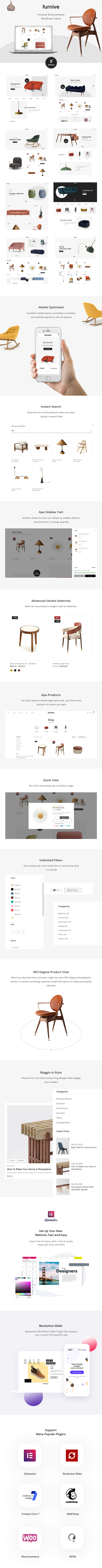 Furnive – Furniture WordPress Theme - 1