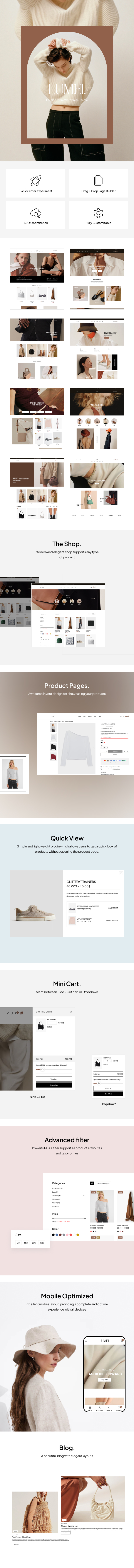 Lumei – Fashion Store WordPress Theme - 1