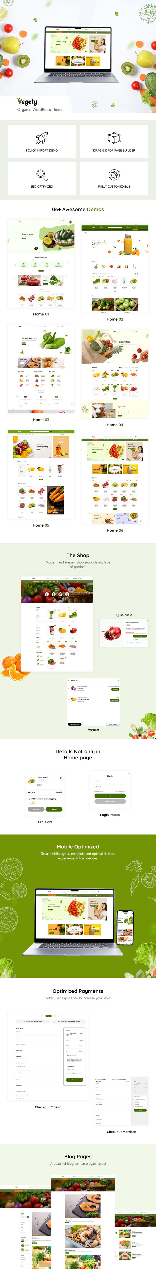 Vegety - Organic Shop WooCommerce Theme - 1