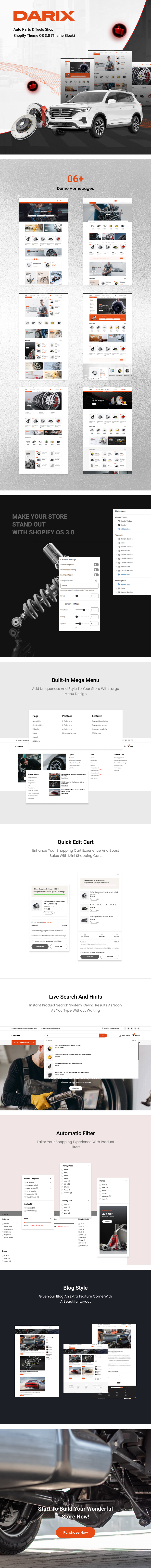 Darix - Auto Parts and Tools Shop Shopify Theme OS 3.0 (Theme Block)