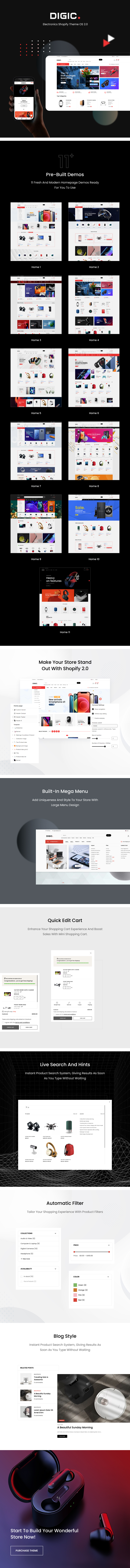 Digic – Electronics Store Shopify Theme OS 2.0 - 1