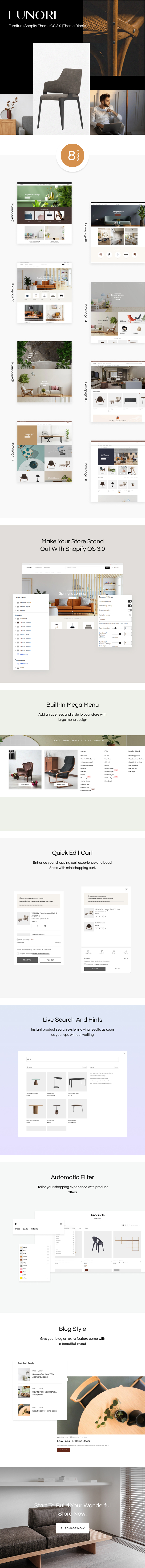 Funori - Furniture Shopify Theme OS 3.0 (Theme Block)